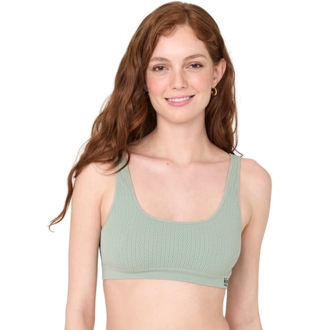 Women’s Wire-Free Seamless Knit-Texture Bralette, Sizes S-XXXL