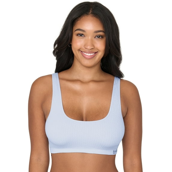 Kindly Yours Women’s Wire-Free Seamless Knit-Texture Bralette, Sizes S-XXXL