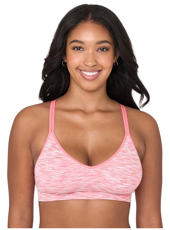 Women’s Wire-Free Seamless Textured Voop Bralette, Sizes S-XXXL