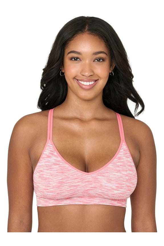 Women’s Wire-Free Seamless Textured Voop Bralette, Sizes S-XXXL