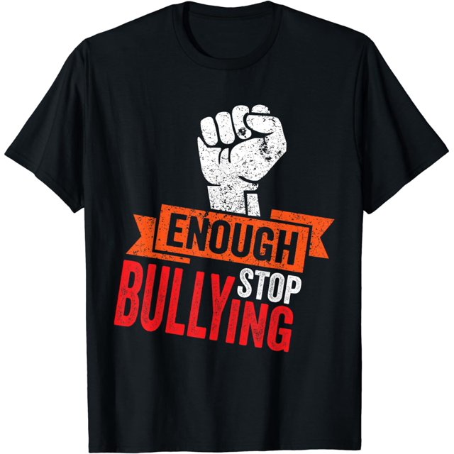 Kindness Day Unity Day No Bullies Orange Anti Bullying T-Shirt ...