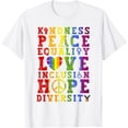 thumbnail image 1 of Kindness Equality Love LGBTQ Rainbow Flag Gay Pride Month T-Shirt, 1 of 4