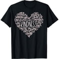 thumbnail image 1 of Kindness Heart, Counselor Teacher, Back To School T-Shirt, 1 of 3