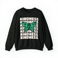 thumbnail image 1 of Kindness Inspirational Unisex Sweatshirt, Be Kind - Butterfly, 1 of 5