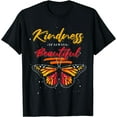 thumbnail image 1 of Kindness Is Always Beautiful Butterfly T-Shirt Black Medium, 1 of 4