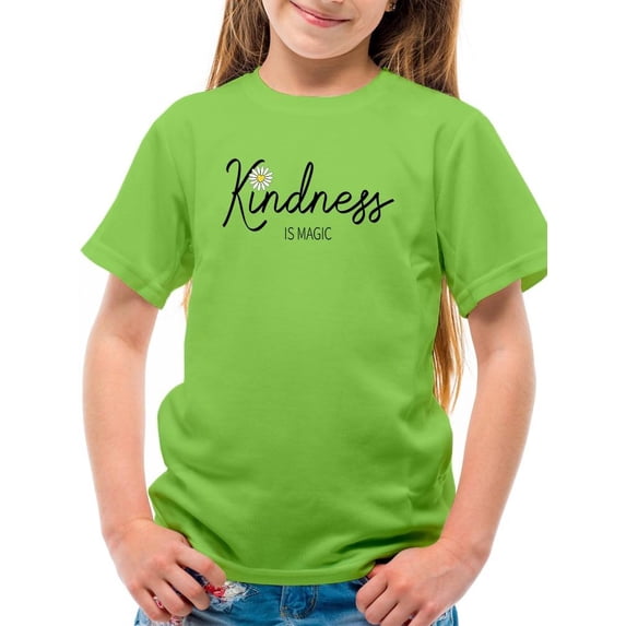 Kindness Is Magic Daisy T-Shirt Juniors -Image by Shutterstock, x-Large