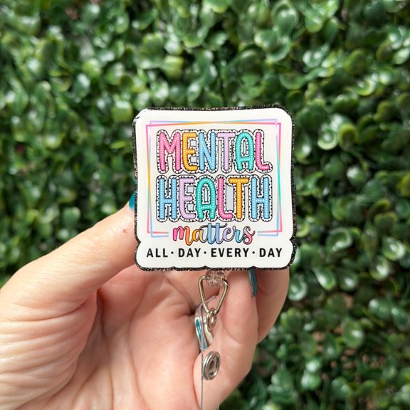 Kindness Matters Badge Reel, Positive Message ID Holder, Counselor and Office Staff Work Accessory
