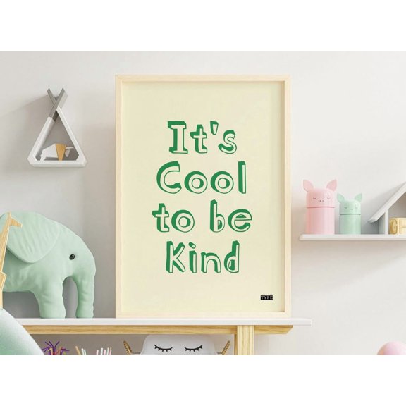 Kindness Motivational Wall Art Print, Unframed Paper Poster 8x10in