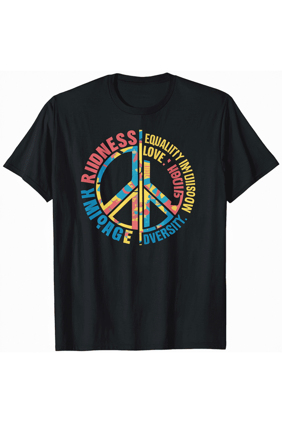 Kindness Peace Equality Love Inclusion Hope Diversity T-Shirt
