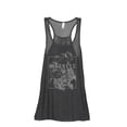 thumbnail image 1 of Kindness Rocks Women's Fashion Sleeveless Flowy Racerback Tank Top Charcoal Grey Small, 1 of 5