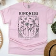 thumbnail image 1 of Kindness Shirt – Be Kind to One Another Ephesians 4:32 Floral Christian Tee, Light Pink, Size 2XL, 1 of 6