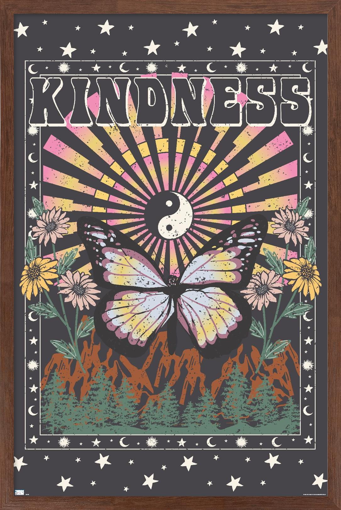 Kindness Wall Poster, 14.725" x 22.375" Framed