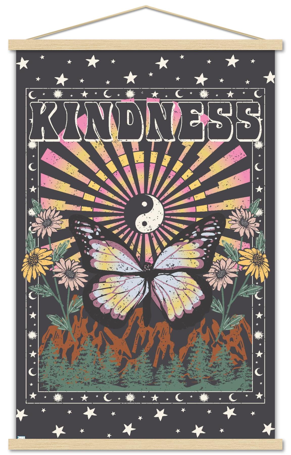 Kindness Wall Poster with Magnetic Frame, 22.375" x 34"
