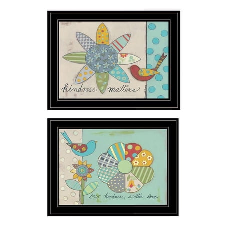Kindness by Bernadette Deming Print Wall Art Wood Multi-Color