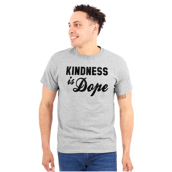 Kindness is Dope Christian Urban Plus Size Crewneck Graphic Tee Shirt Brisco Brands 2X