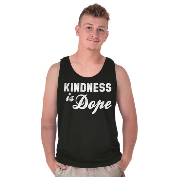 Kindness is Dope Christian Urban Plus Size Graphic Tank Top Brisco Brands 2X