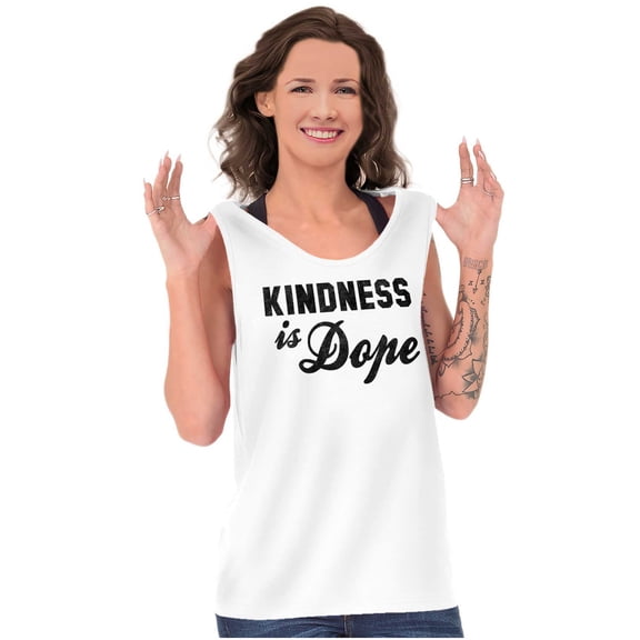 Kindness is Dope Christian Urban Tank Top T Shirts Men Women Brisco Brands S