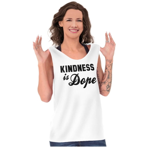 Kindness is Dope Christian Urban Tank Top T Shirts Men Women Brisco Brands S