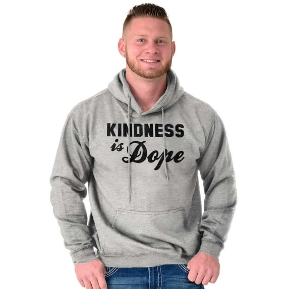 Kindness is Dope Christian Urban Unisex Plus Fleece Graphic Hoodie Brisco Brands 3X
