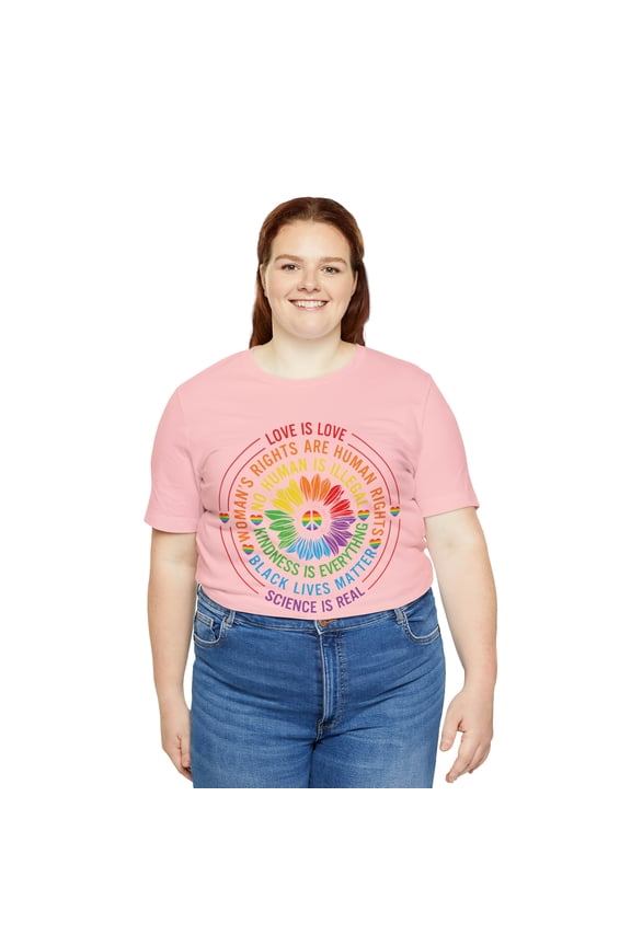 Kindness is Everything Science Real Black Lives LGBTQ+ Pride S-3XL Tshirt