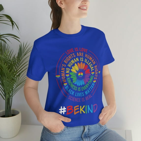 Kindness is Everything Science Real Black Lives LGBTQ+ Pride S-3XL