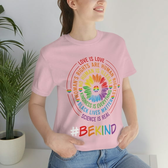 Kindness is Everything Science Real Black Lives LGBTQ+ Pride S-3XL