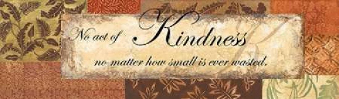 Kindness - special Canvas Art - Gregory Gorham (8 x 24)