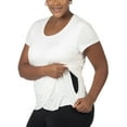 thumbnail image 1 of Kindred Bravely Everyday Maternity & Nursing T-Shirt | Maternity & Nursing Tops for Breastfeeding (White, Small), 1 of 6