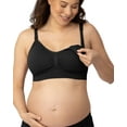 thumbnail image 1 of Kindred Bravely Sublime Seamless Nursing Bra | Wireless Maternity & Postpartum Bra | Premium Nursing Bras (Black, 1X), 1 of 5
