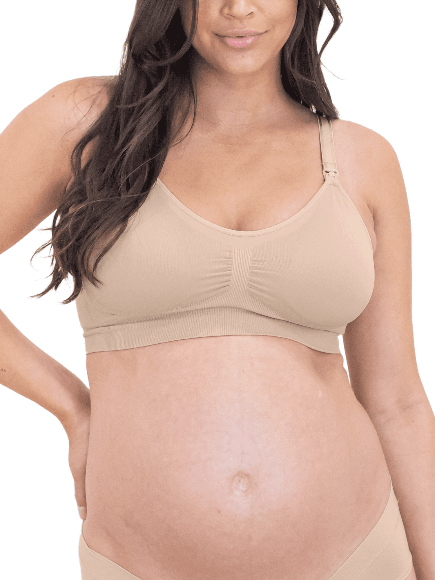 Kindred Bravely Simply Sublime Seamless Nursing Bra For Breastfeeding -  Black, Small-Busty