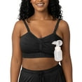 thumbnail image 1 of Kindred Bravely Sublime Pumping Bra Hands Free, Adjustable Pumping & Nursing Bra with EasyClip for all Breast Pumps (Black, Large), 1 of 5