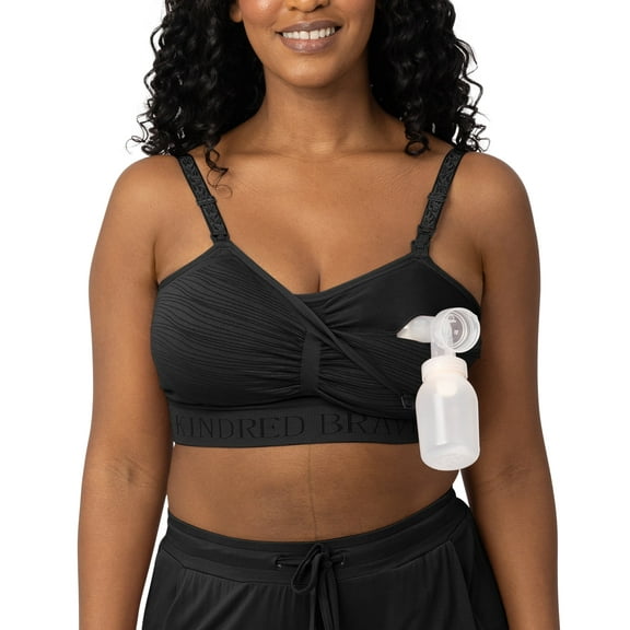 Kindred Bravely Sublime Pumping Bra Hands Free, Adjustable Pumping & Nursing Bra with EasyClip for all Breast Pumps