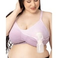 thumbnail image 1 of Kindred Bravely Sublime Sports Pumping Bra Hands Free | All-in-One Nursing Bras for Breastfeeding and Pumping (Ombre Purple, Medium), 1 of 5