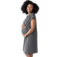 thumbnail image 1 of Kindred Bravely Labor and Delivery Gown, 3 in 1 Hospital Gowns for Women Labor Delivery (Grey Heather, XL-XXL), 1 of 9