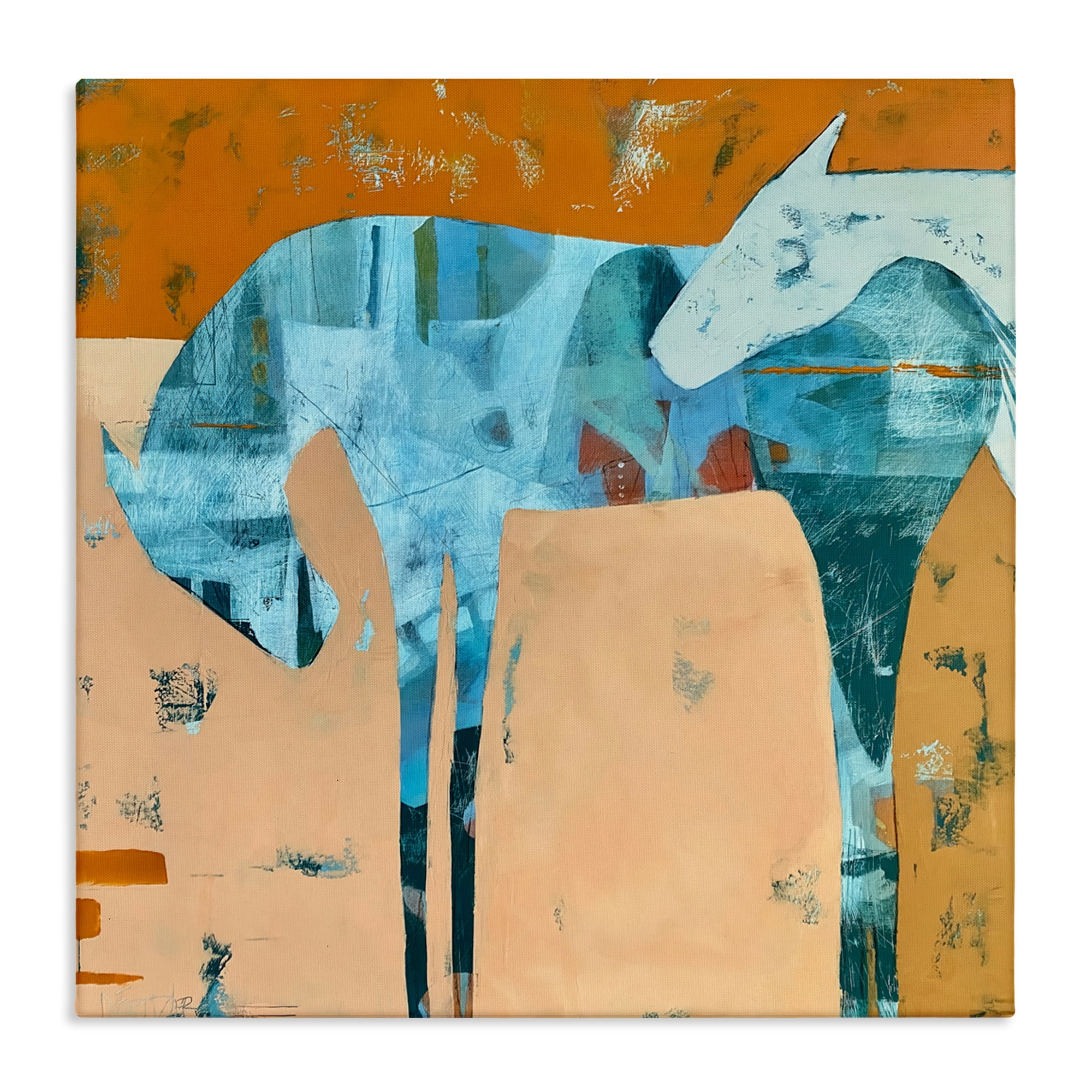 Kindred Crush Horses Canvas Wall Art, design by Dianna Fritzler