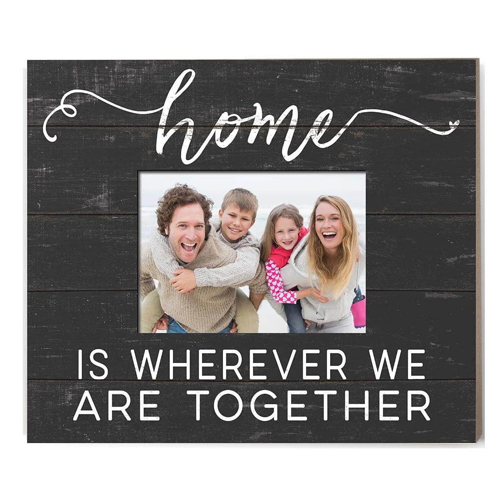 Kindred Hearts 13" x 15" Black "Home Is Wherever We Are Together ...