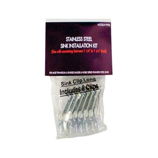 Kindred Kitchen Sink Mounting (Mnt) Clips 8 Pack Kitchen Accessories