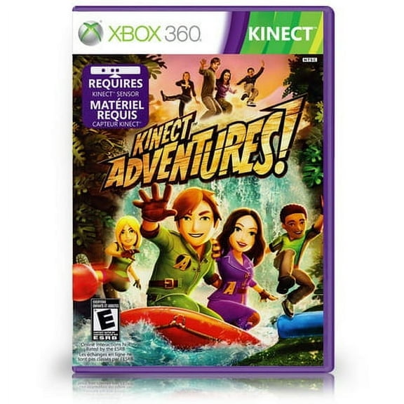 Restored Kinect Adventures!, Physical, Xbox 360, Action & Adventure, Parental Controls, Video Game, 2 Offline Players
