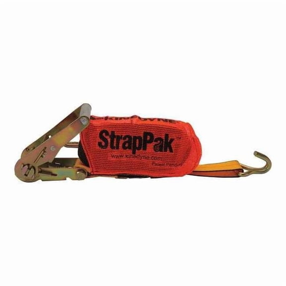 Kinedyne Ratchet Strap,Wire-Hook,Yellow 513060PAKGRA
