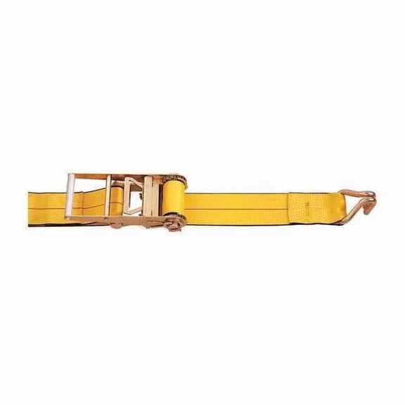 Kinedyne Ratchet Strap,Wire-Hook,Yellow 592736GRA