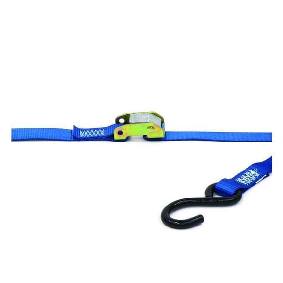 Kinedyne Tie-Down Strap,Blue,1200 lb.,6 ft.,PK2 750687-2PKGRA