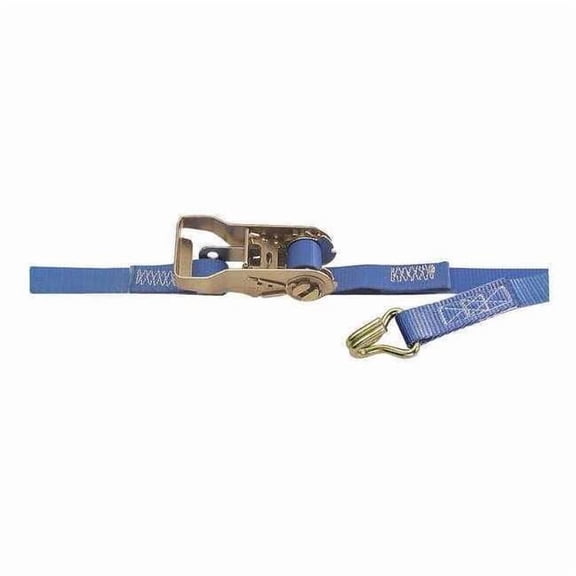 Kinedyne Tie-Down Strap,Blue,2500 lb.,10 ft. 711081GRA