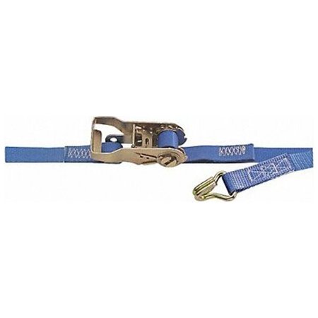 Kinedyne Tie Down Strap,Wire-Hook,Blue 712581GRA