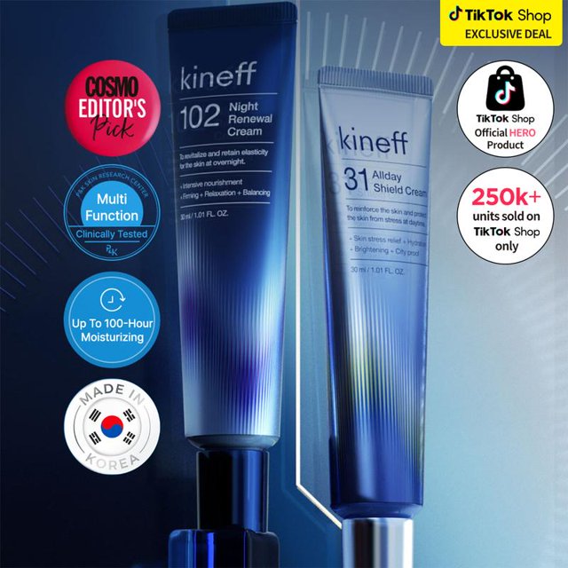 Kineff Dermacycle Program (Allday & Night) Centella Asiatica