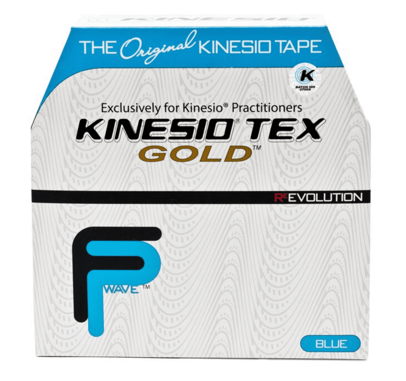 Kinesio Tape, Tex Gold, 2" x 34 yds, Blue, Bulk Roll