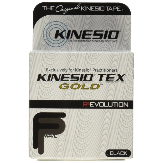 Kinesio Tape, Tex Gold FP, 2" x 5.5 yds, Black