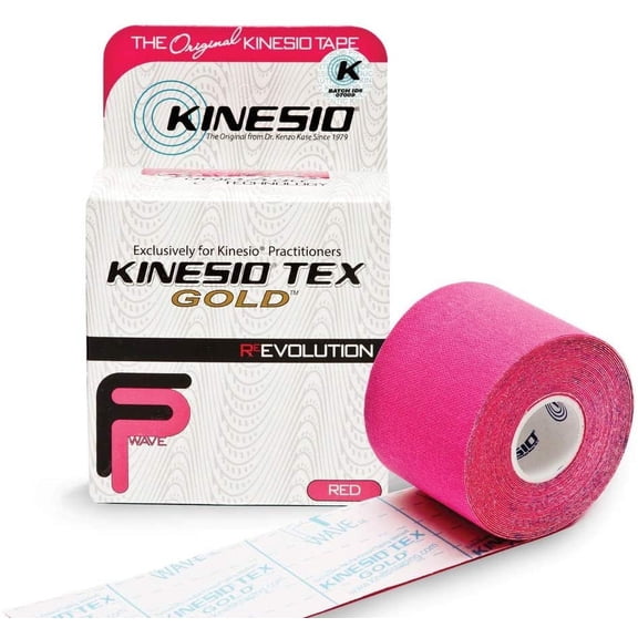 Kinesio Taping - Kinesiology Tape Tex Gold FP - Red (Pink) 2 in.
