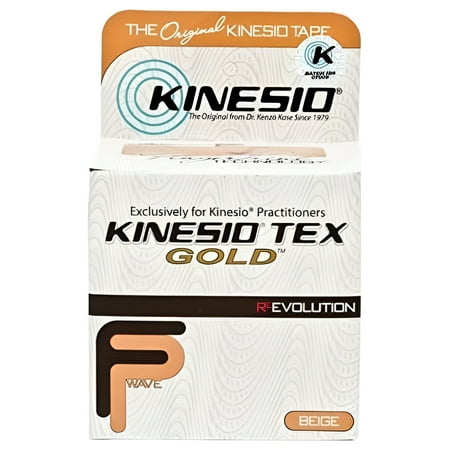 Kinseio Taping - Kinesiology Tape Tex Gold FP - Beige – 1in x 5m Roll