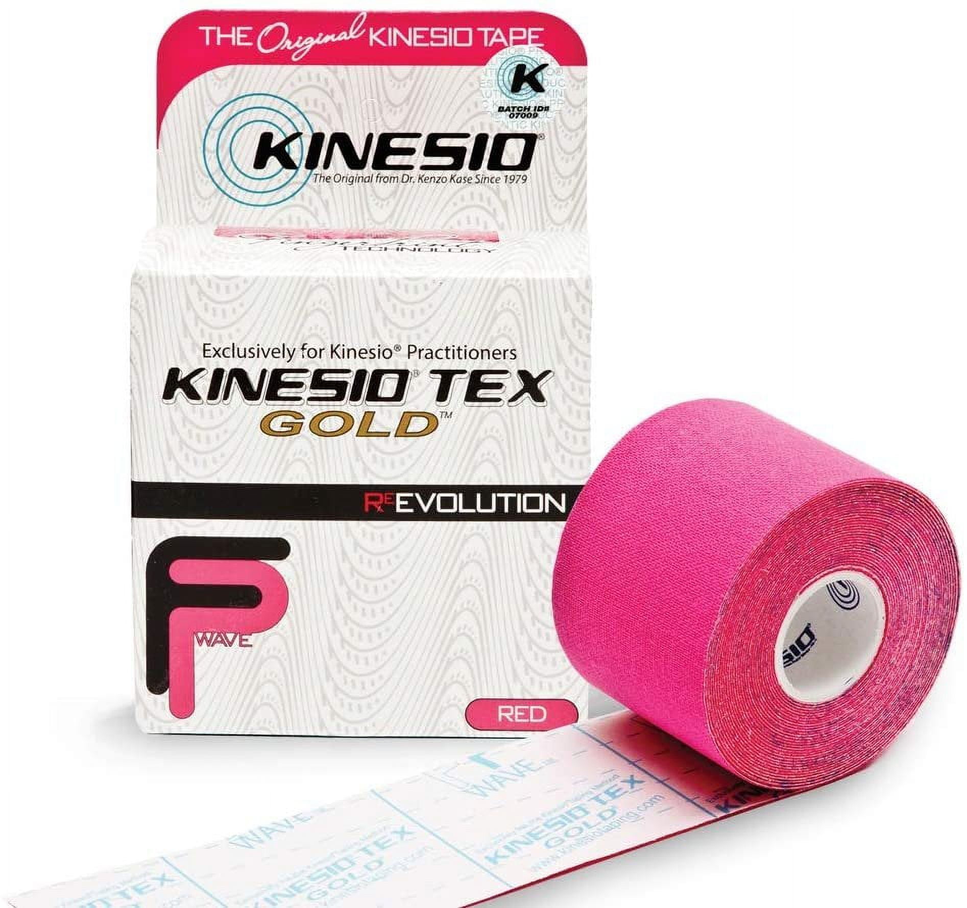 Kinesio Taping - Kinesiology Tape Tex Gold FP - Red (Pink) – 2 in. 