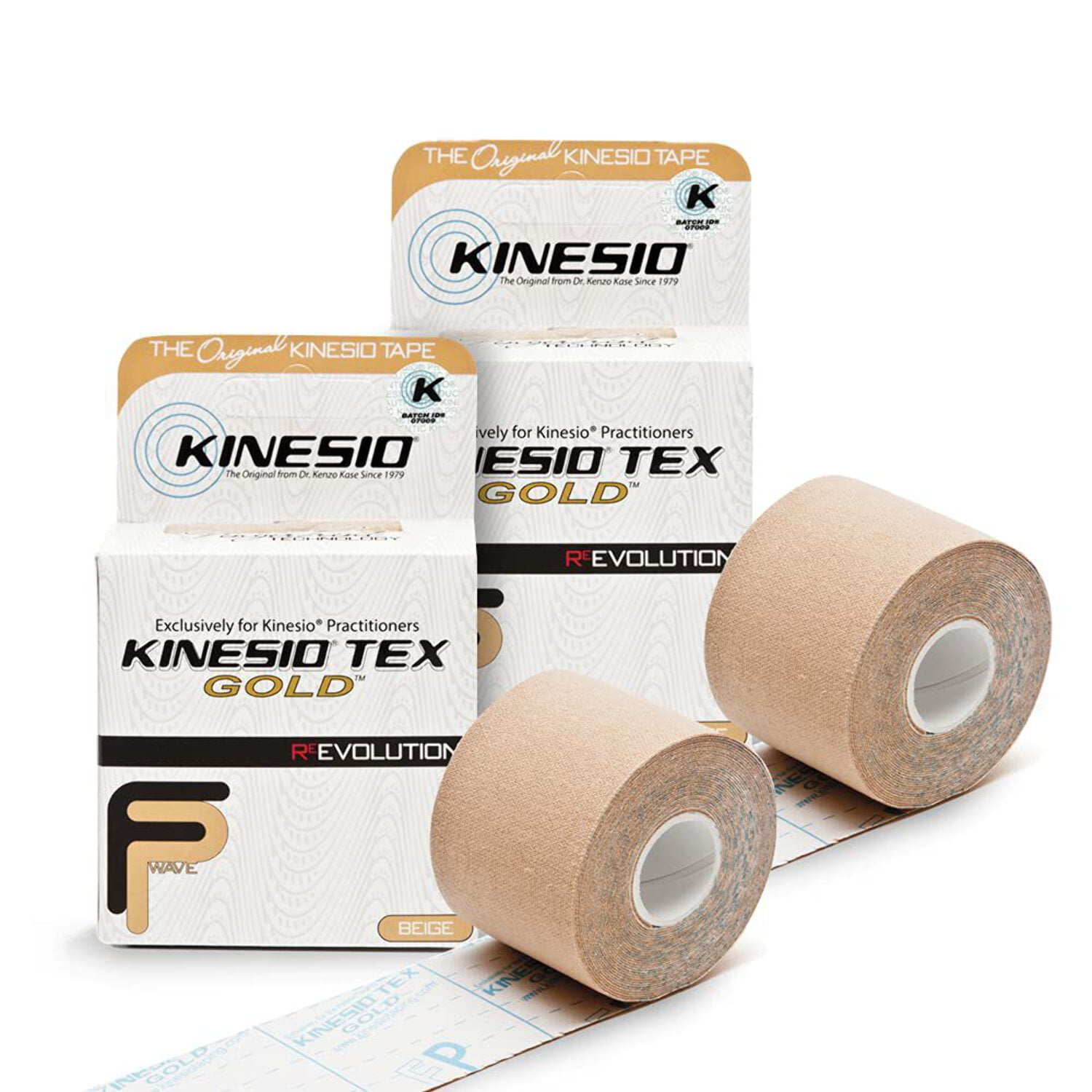 Kinesiology Waterproof Athletic Tape - Tex Gold FP, 2in x